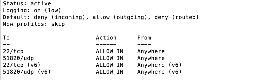 Firewall Rules